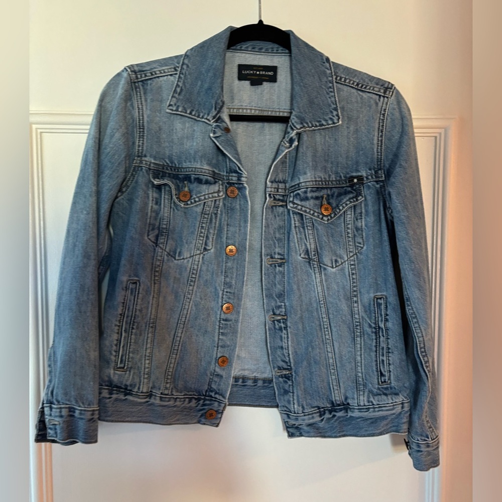 Lucky Brand Blue Jean Jacket Classic Denim Style